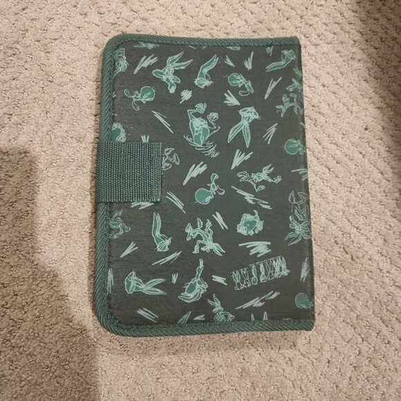 Cool Stuart Hall LOONEY TUNES BLUES Black & Gray Zipper Binder BUGS & TAZ Nice - Picture 8 of 11